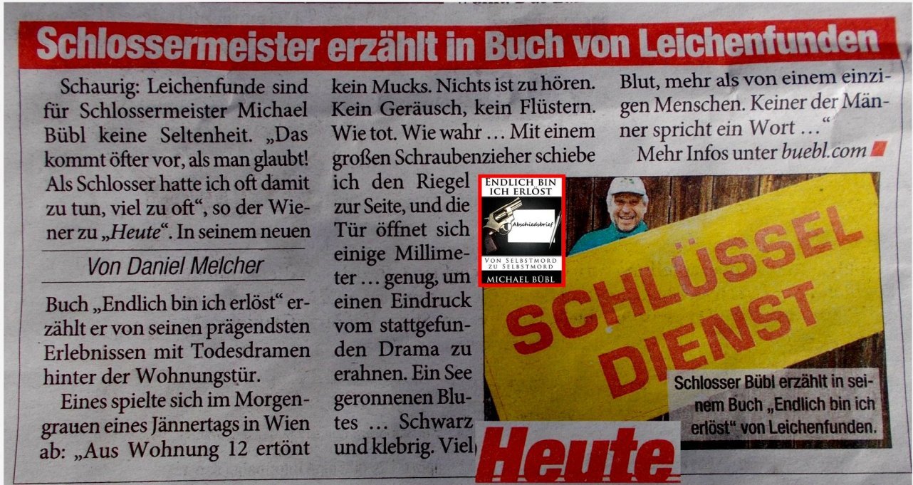 Heute, Todesschlosser, Leichenfunde