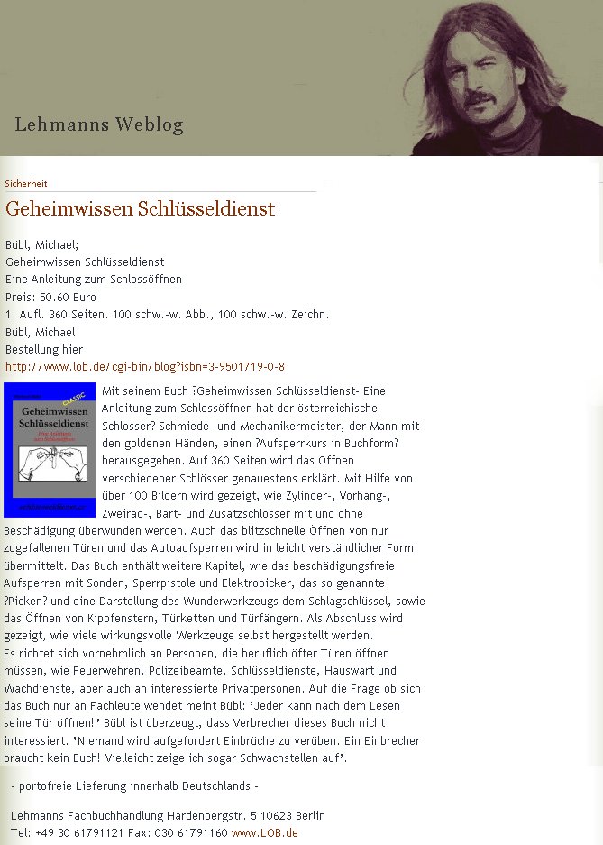 Lehmann - Buchhandlung in Deutschland/Berlin